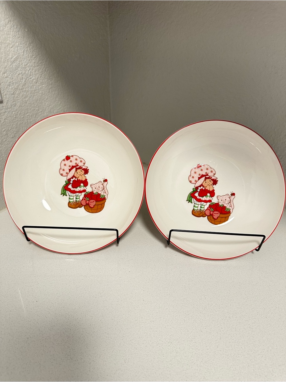 Strawberry Shortcake Ceramic plates - Set of 2